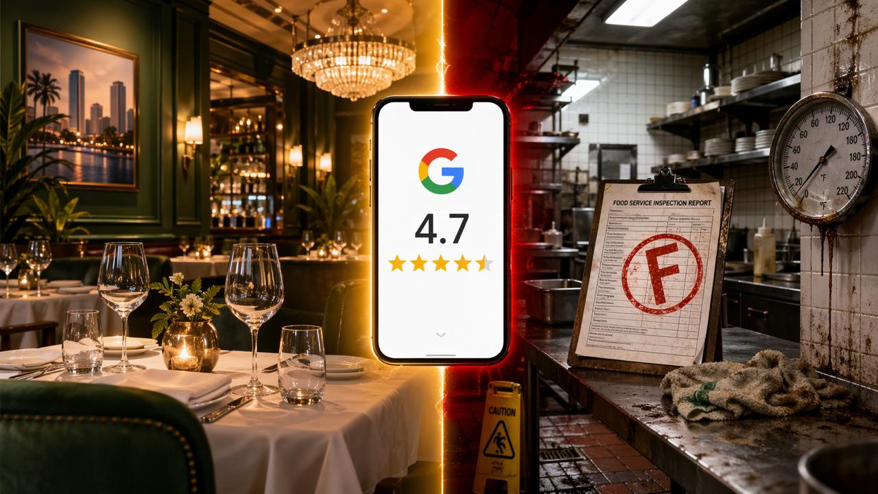 Tampa Restaurant Inspections — Recent Activity — InspectFL visual showing Florida restaurant inspection data